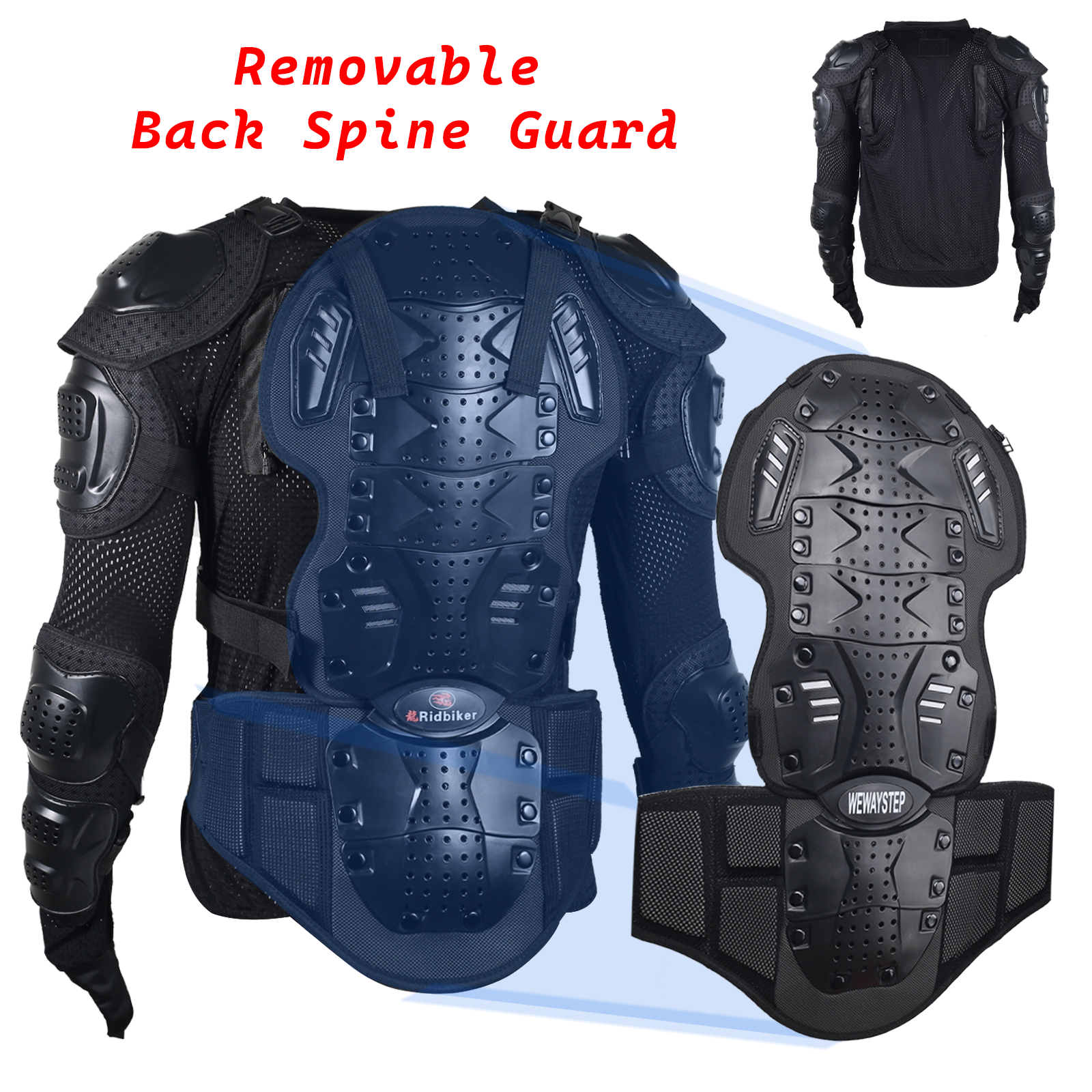 Ridbiker Motorcycle Full Body Armor Jacket