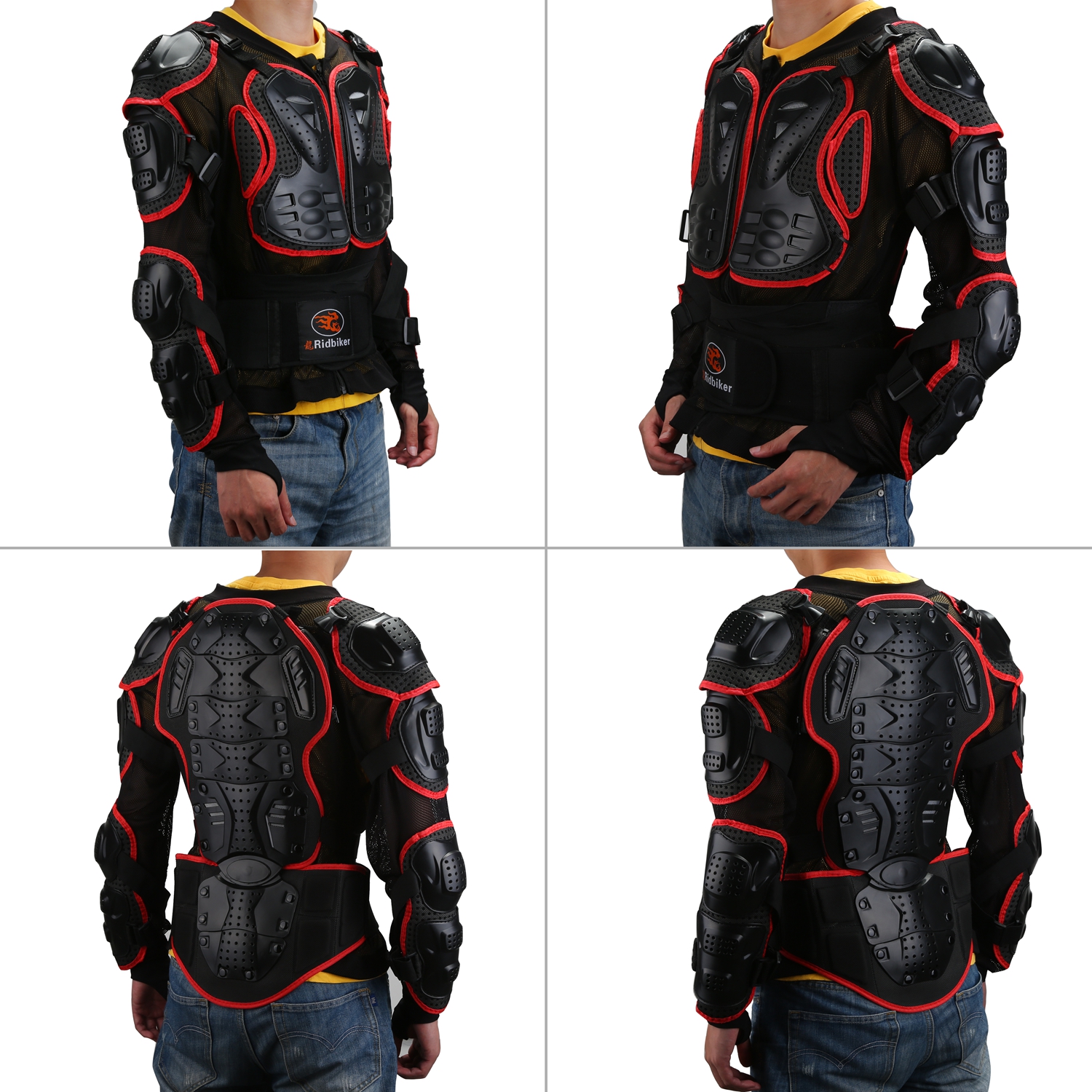 Ridbiker Motorcycle Full Body Armor Jacket