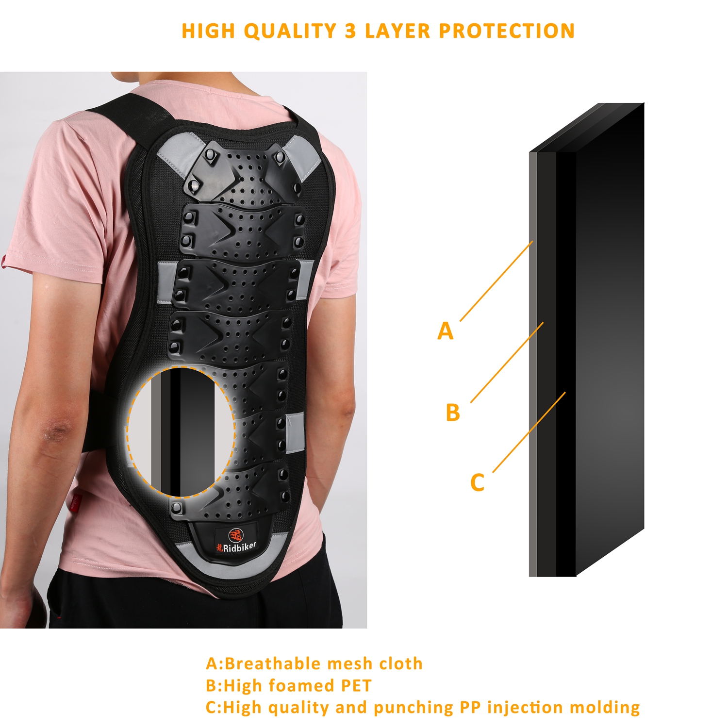 Chest Protector Motorcycle Reflective Vest