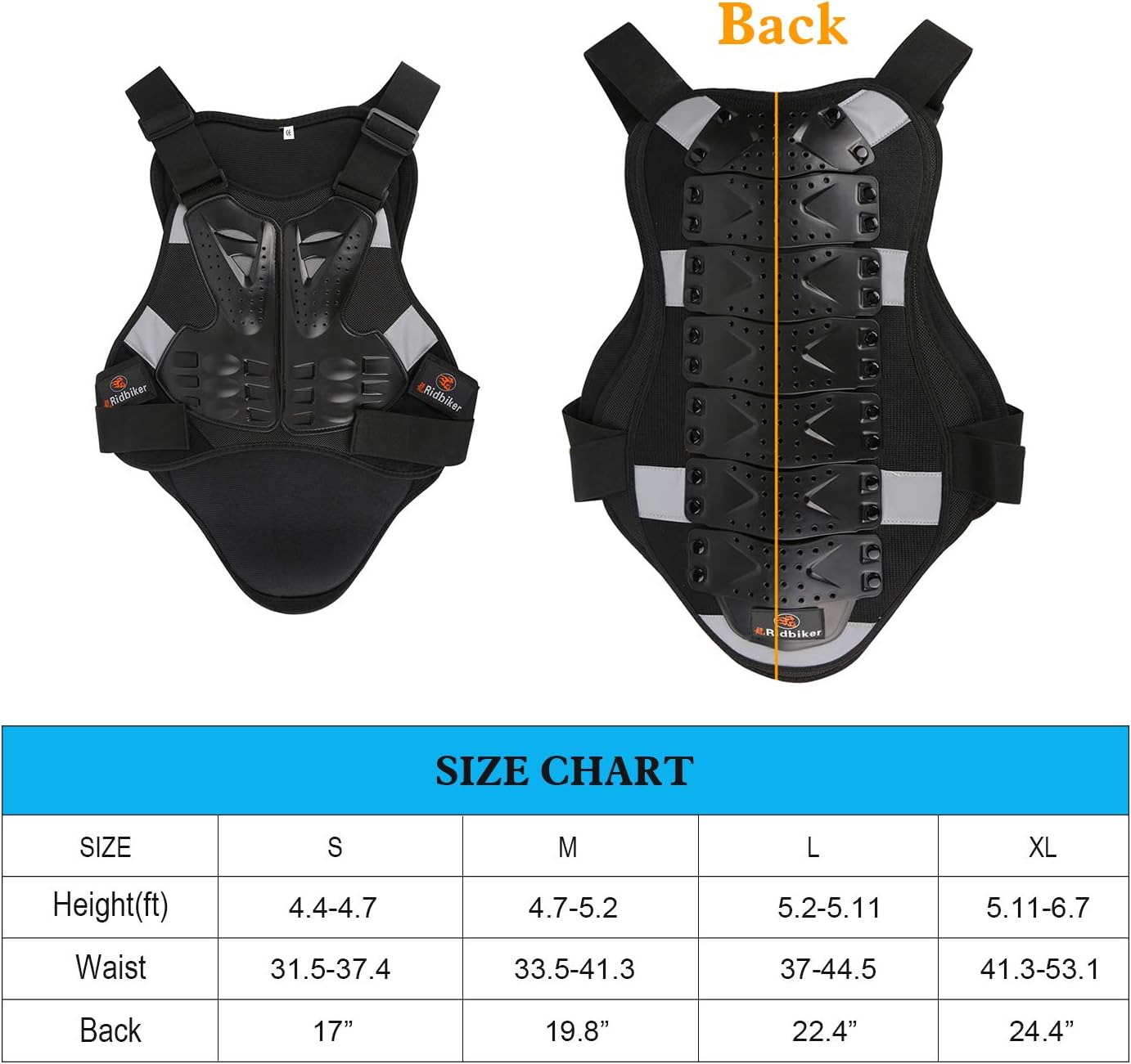 Chest Protector Motorcycle Reflective Vest