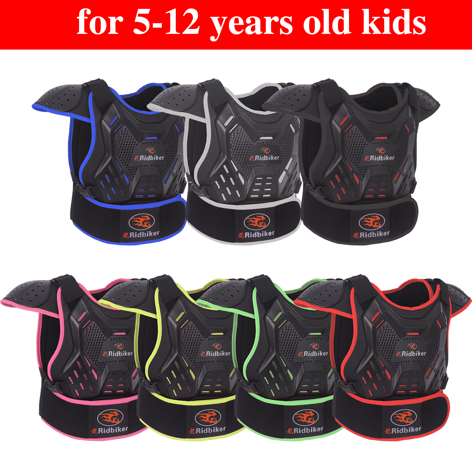 RIDBIKER Kids Dirt Bike Gear Motorcycle Armor Suit