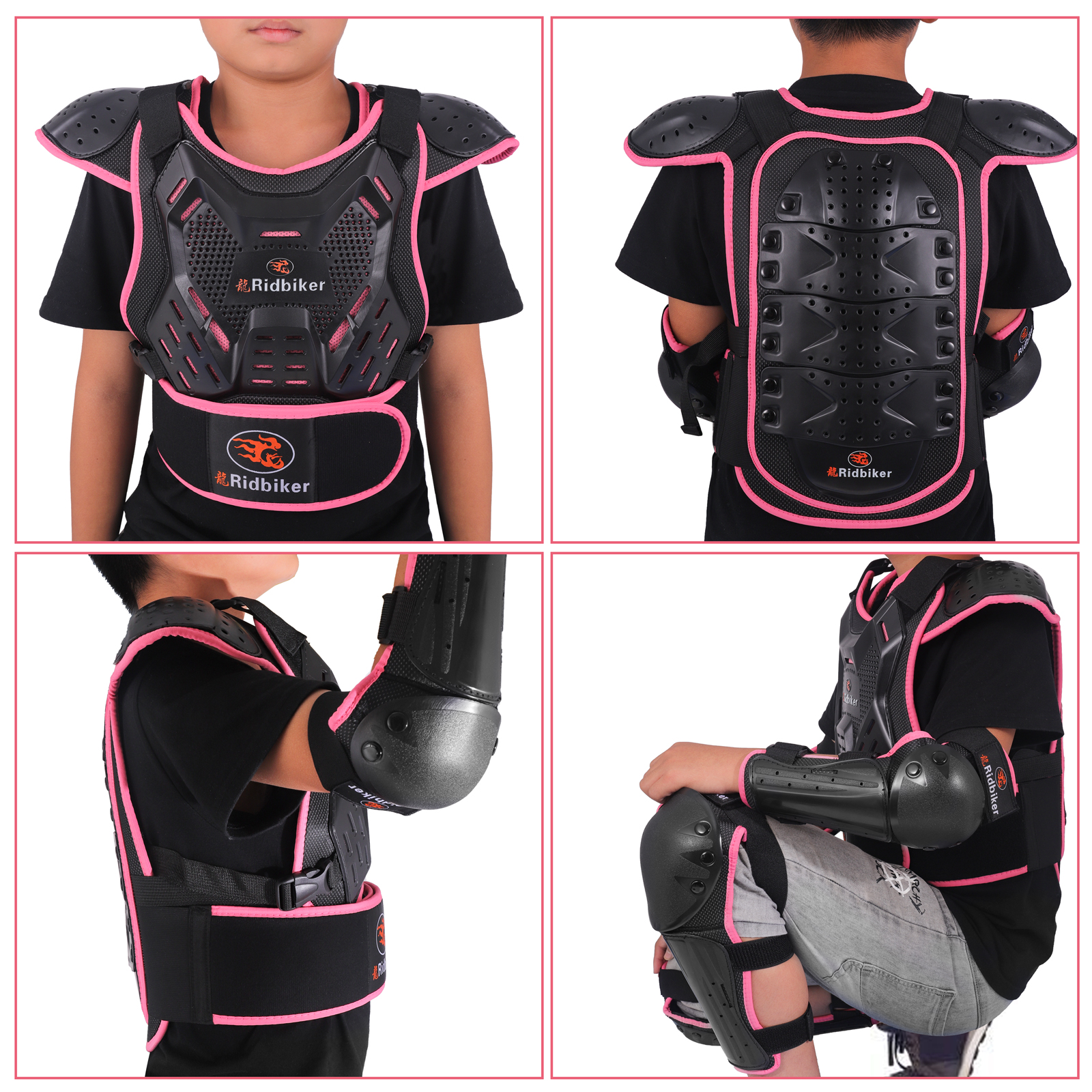 RIDBIKER Kids Dirt Bike Gear Motorcycle Armor Suit