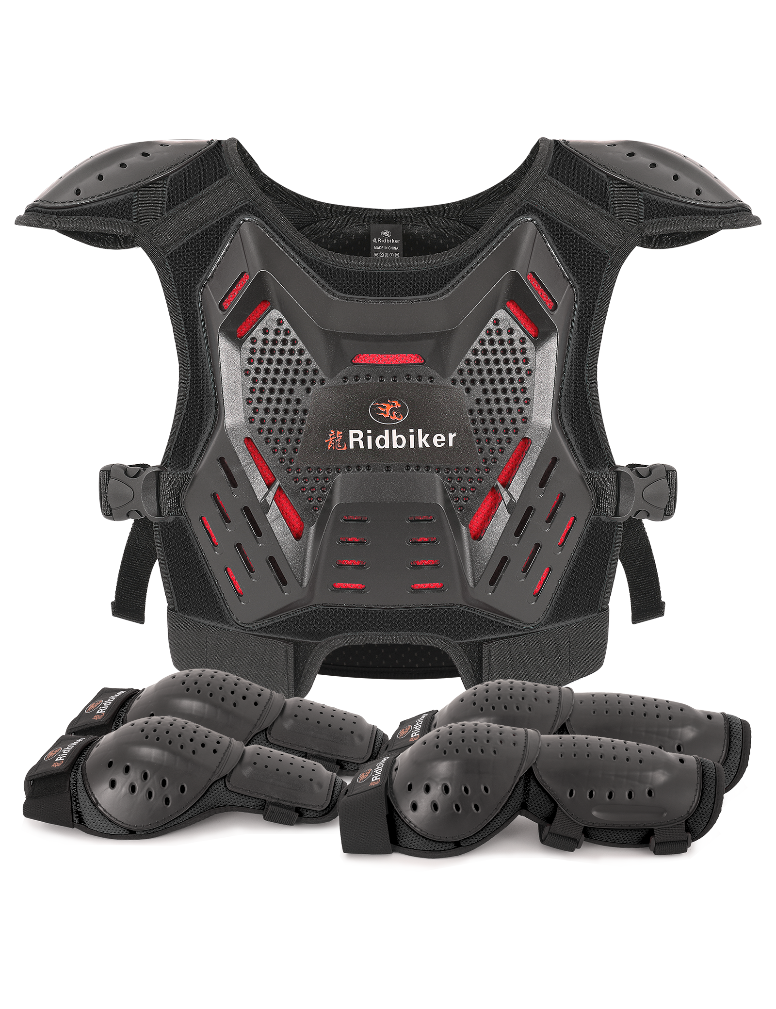RIDBIKER Kids Dirt Bike Gear Motocross Chest Protector Motorcycle Protective Gear Armor