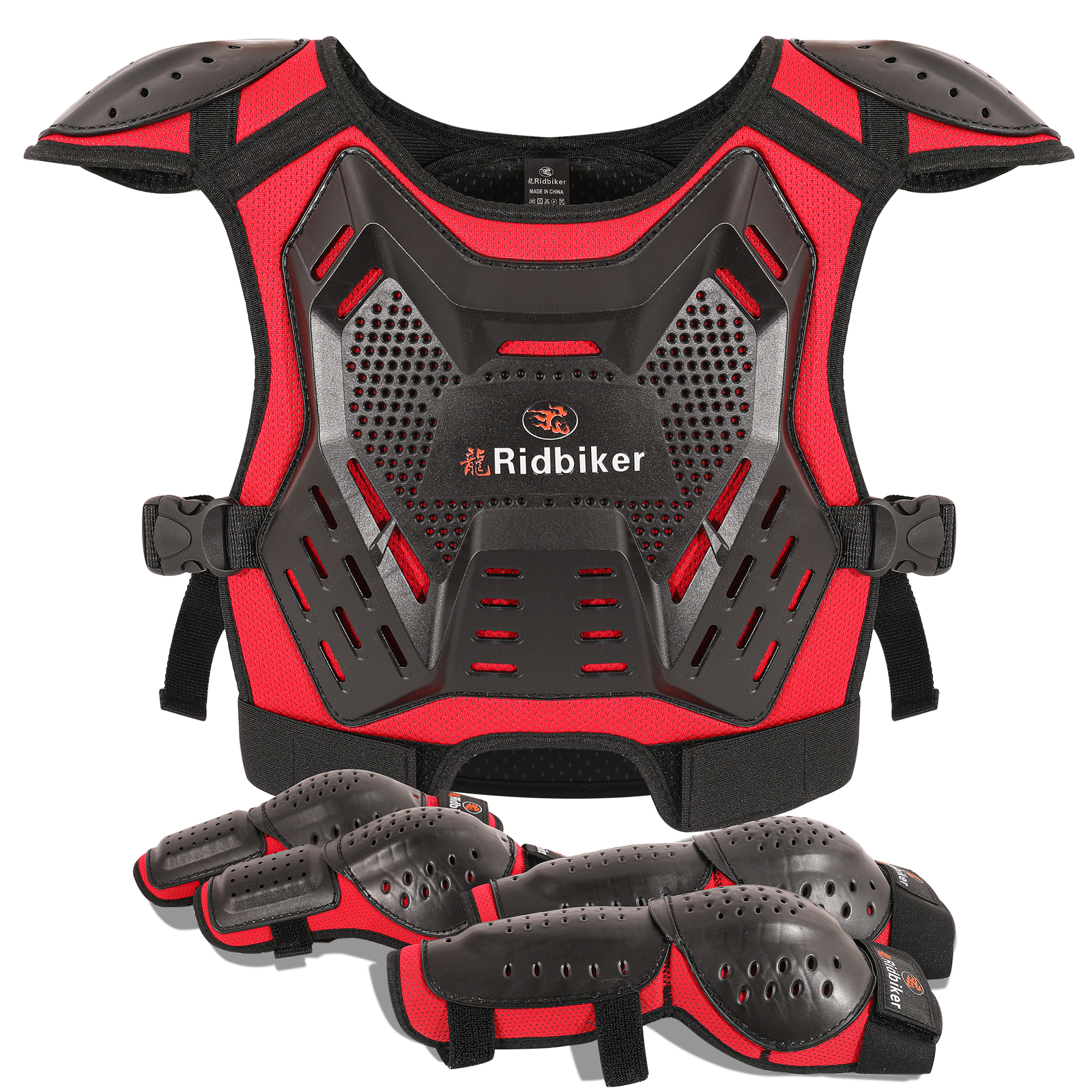 RIDBIKER Kids Dirt Bike Gear Motocross Chest Protector Motorcycle Protective Gear Armor